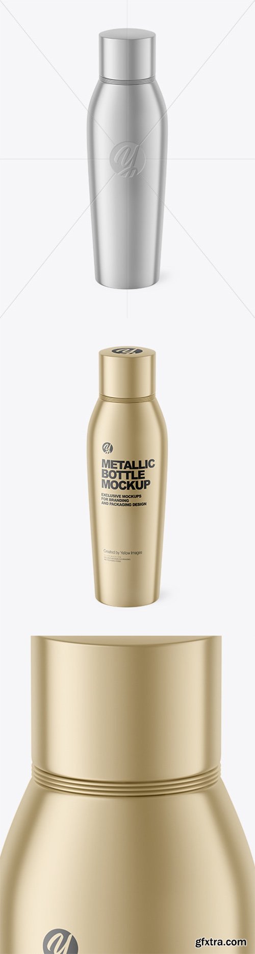 Metallic Bottle Mockup 81865