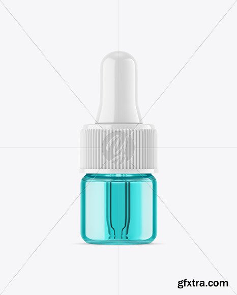 Colored Glass Dropper Bottle Mockup 82231