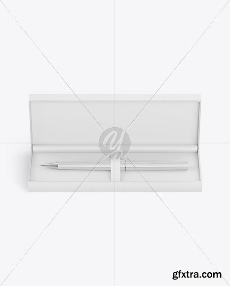 Gift Writing Pen in Box Mockup 82701