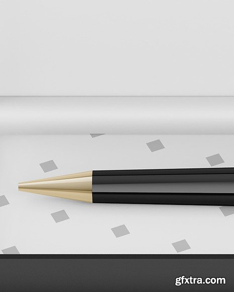 Gift Writing Pen in Box Mockup 82701