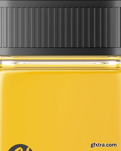 Square Orange Juice Bottle Mockup 83568