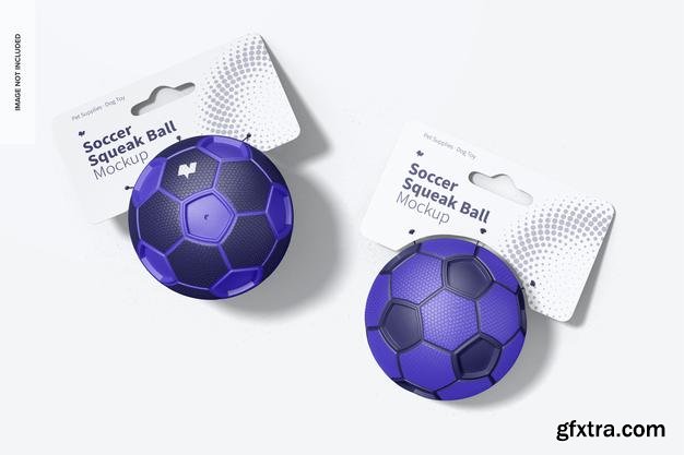Download Soccer squeak balls mockup » GFxtra