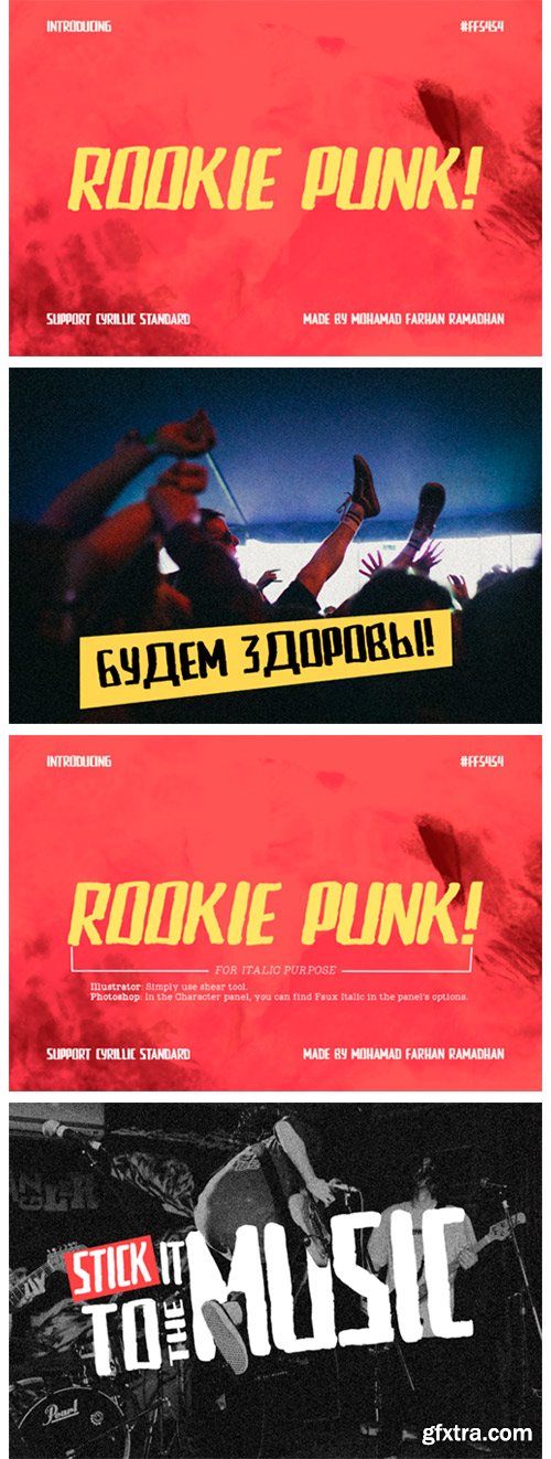 Rookie Punk Font