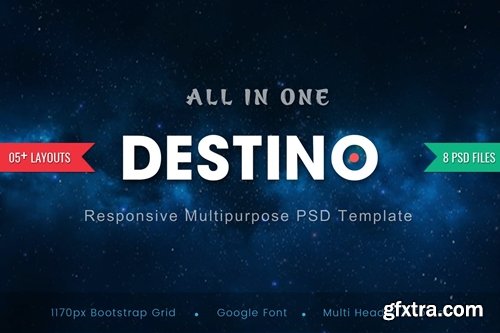 Destino - Clean eCommerce PSD Template