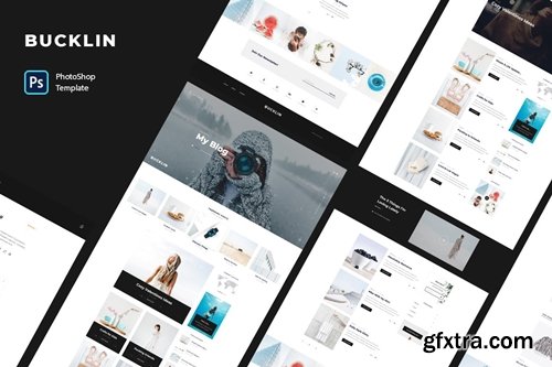 Bucklin - Blog PSD Template