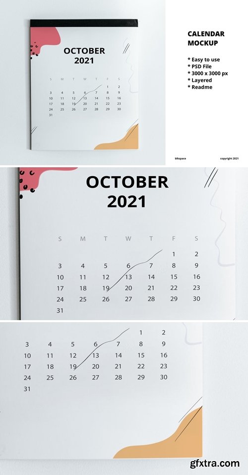 Calendar Mockup