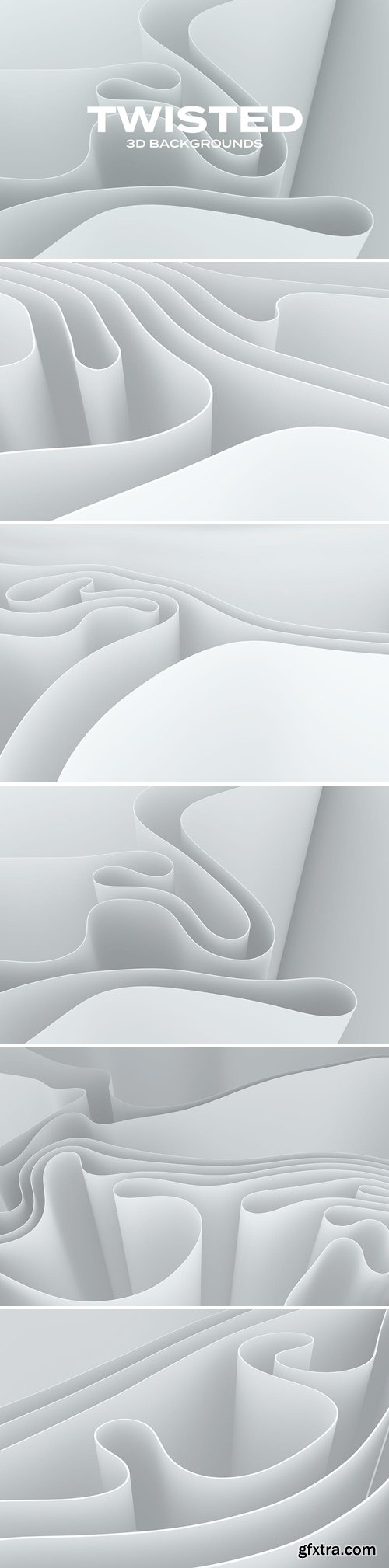 3D Twisted Backgrounds