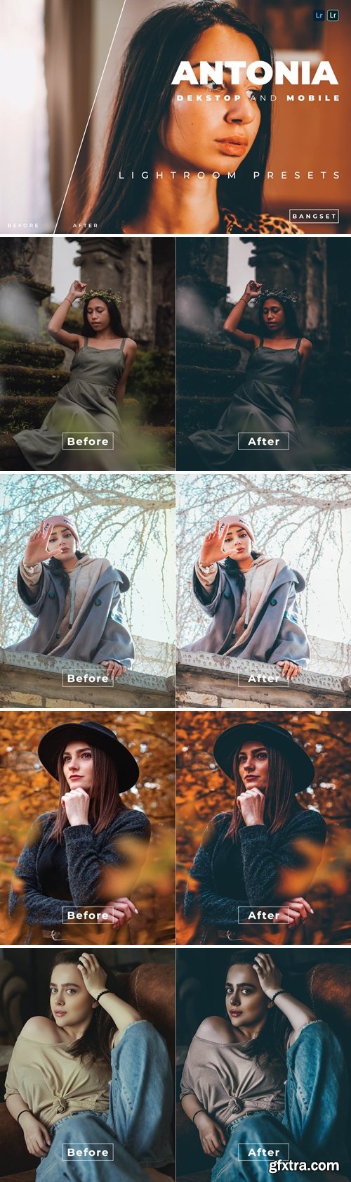 Antonia Desktop and Mobile Lightroom Preset