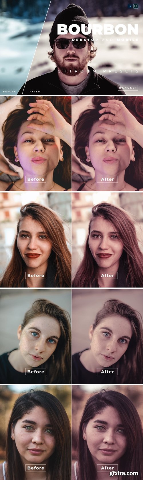 Bourbon Desktop and Mobile Lightroom Preset