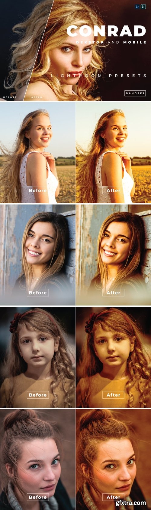 Conrad Desktop and Mobile Lightroom Preset