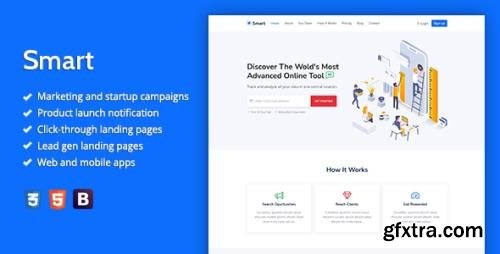 ThemeForest - Smart v1.0 - Marketing HTML Landing Page Template - 32025025