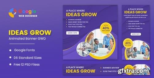 CodeCanyon - Ideas Growth Animated Banner Google Web Designer v1.0 - 32193738