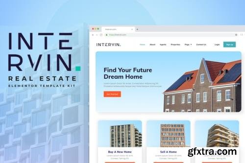 ThemeForest - Intervin v1.0.0 - Real Estate Elementor Template Kit - 32165591