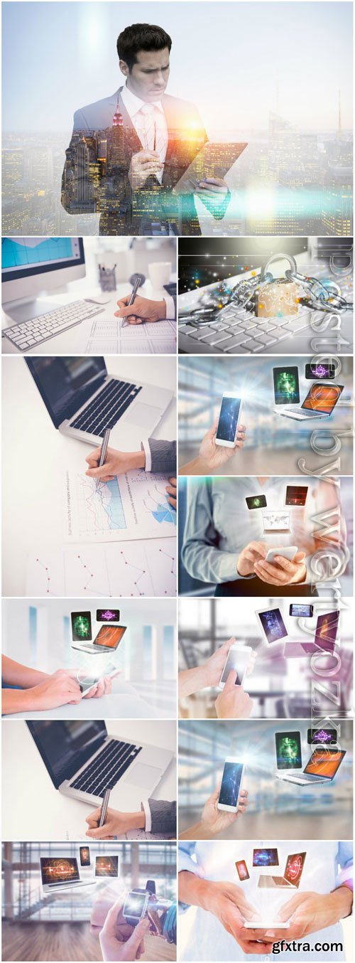 Modern technology stock photo