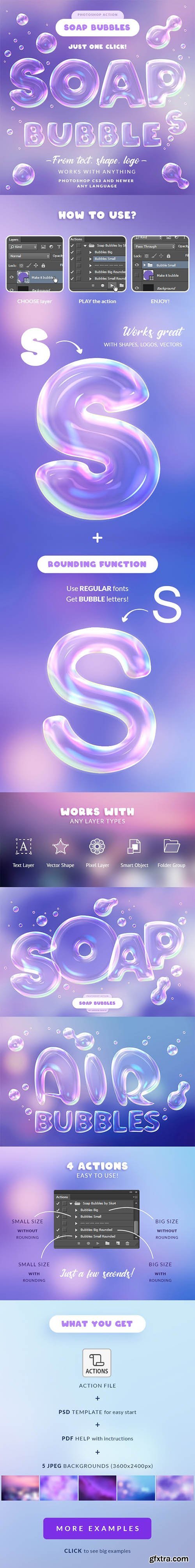 GraphicRiver - Soap Bubbles Photoshop Action 25316509