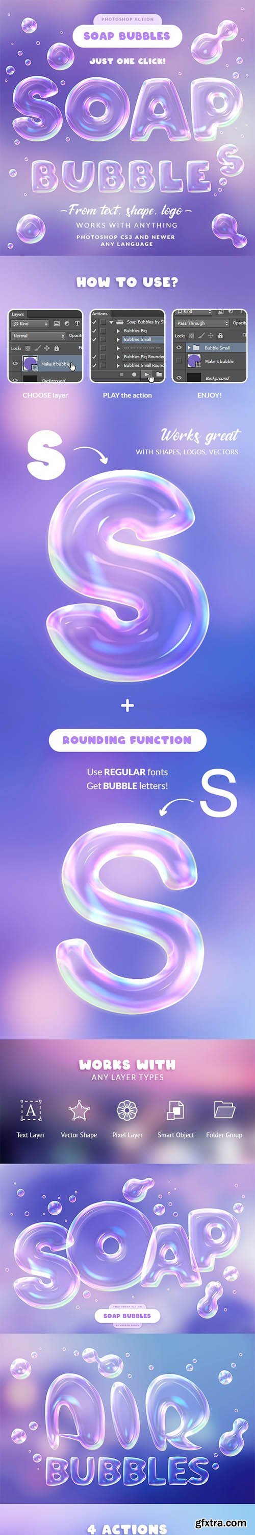 GraphicRiver - Soap Bubbles Photoshop Action 25316509