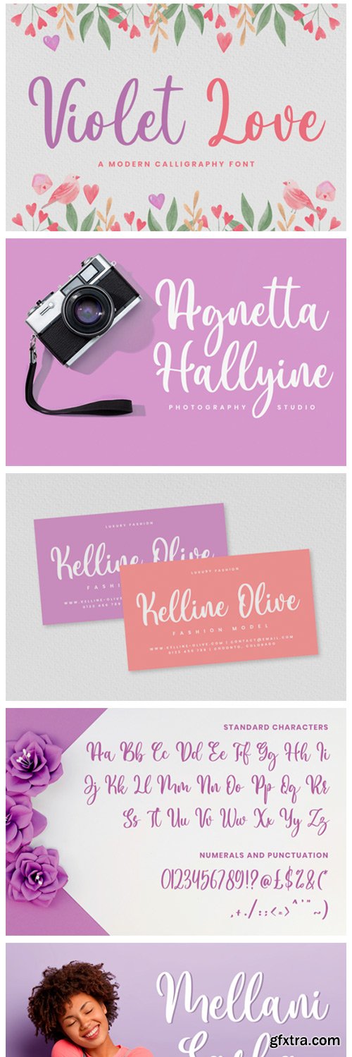 Violet Love Font