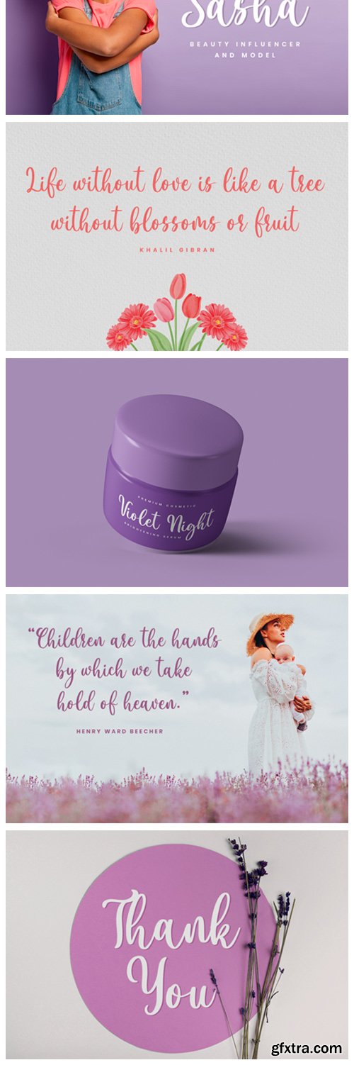 Violet Love Font