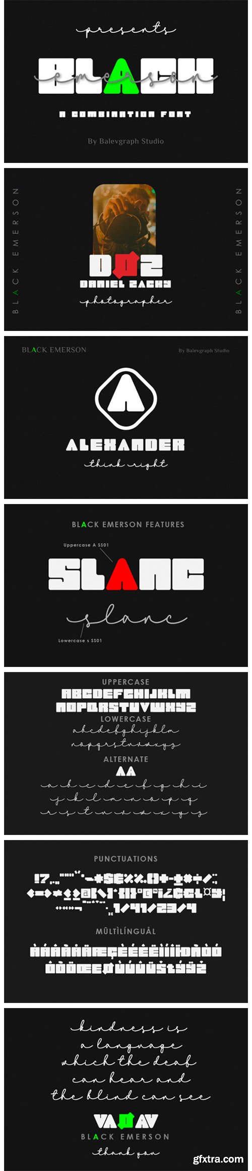 Black Emerson Font