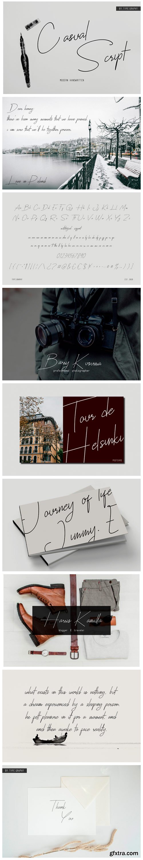 Casual Script Font