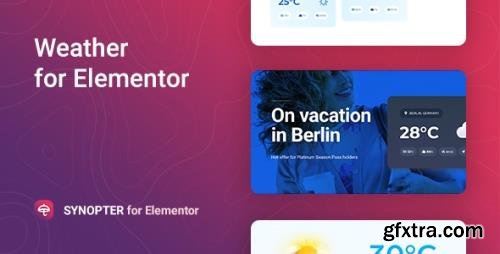 CodeCanyon - Synopter v1.0.2 - Weather for Elementor - 27314314