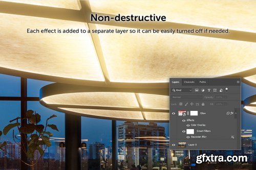 CreativeMarket - Glow & Glare - Photoshop Extension 4176868