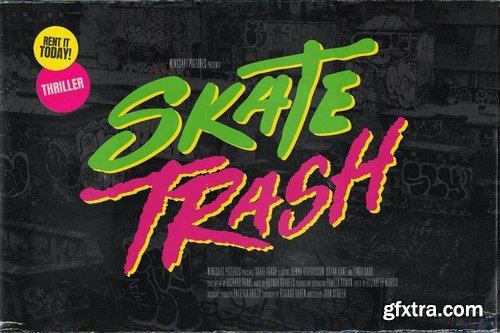 CM - Street Punks - Graffiti Pen and Brush Font 6146555