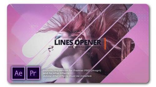 Videohive - Lines Universal Media Opener