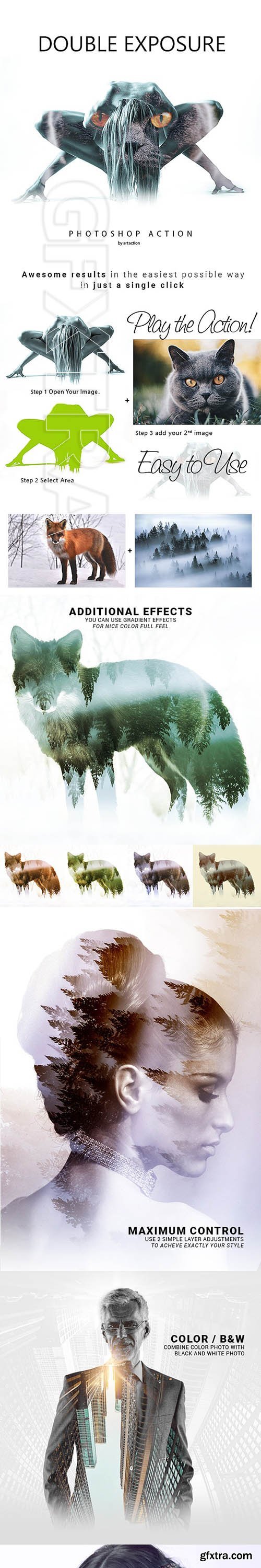 GraphicRiver - Double Exposure Photoshop Action-2 26277135