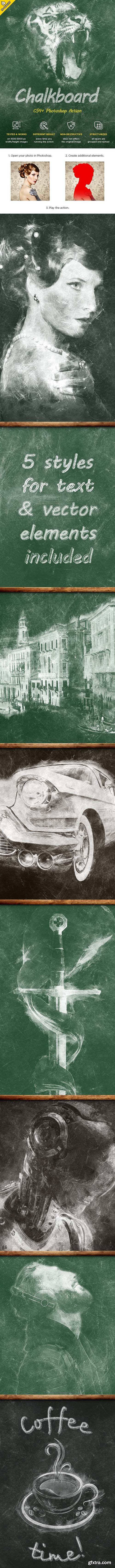 GraphicRiver - Chalkboard CS4+ Photoshop Action 22530831