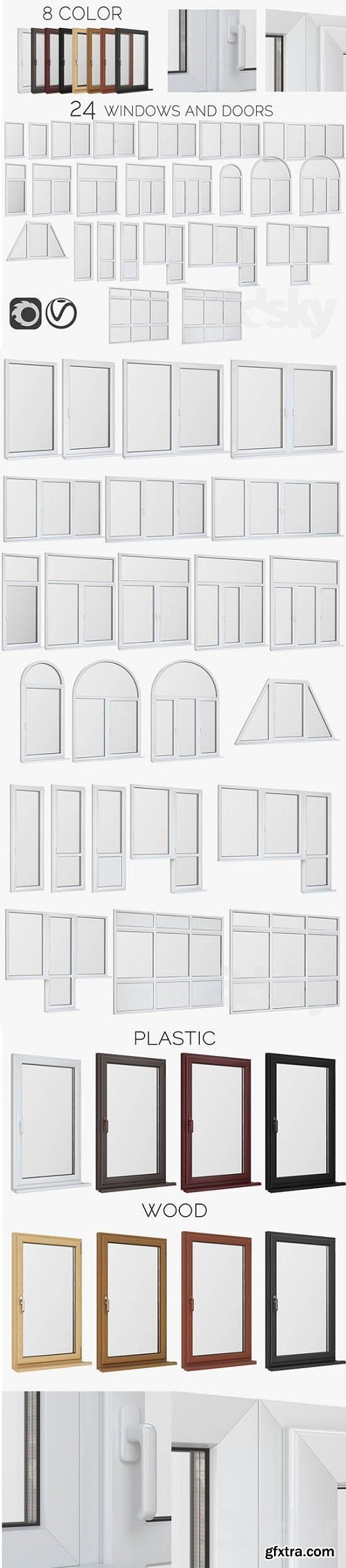 Windows PVC doors