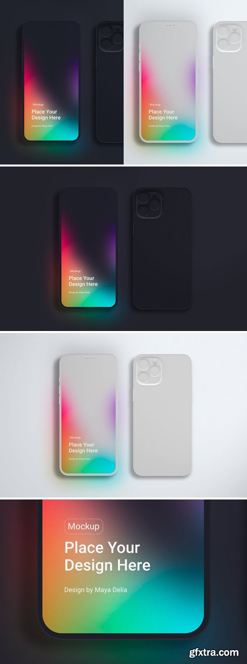 iPhone 12 Clay Mockup