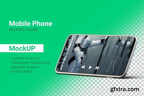 Smartphone Mockup Mobile phone abstract model