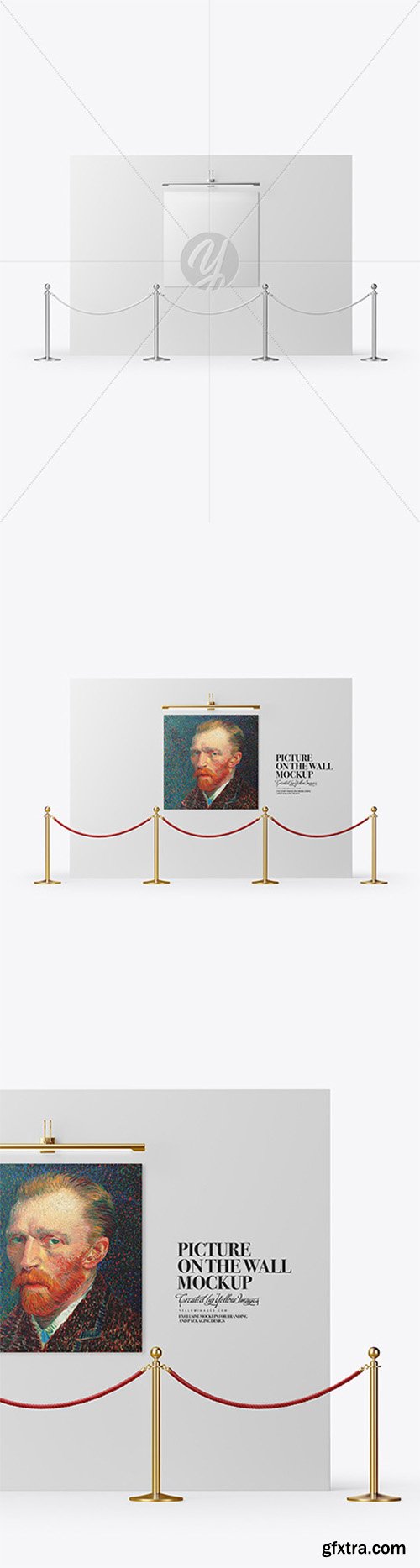 Canvas Picture on the Wall Mockup 82035