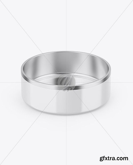 Glossy Pet Feeding Bowl Mockup 83059