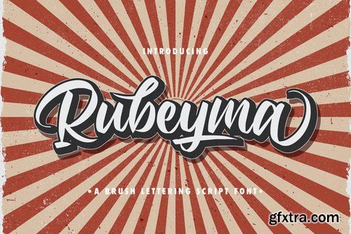 Rubeyma - Bold Script Font