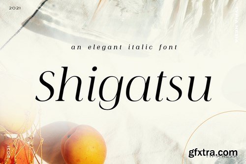 Shigatsu - Elegant Beauty Italic Serif Font