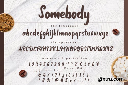 Somebody - Bold Script Font