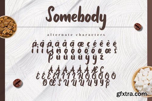 Somebody - Bold Script Font