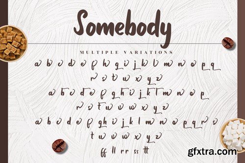 Somebody - Bold Script Font