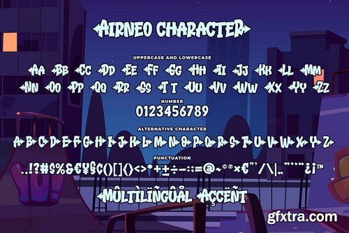 Airneo Graffiti Font