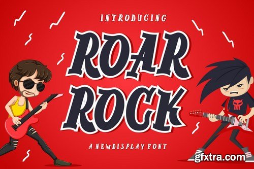 Roar Rock Display Font