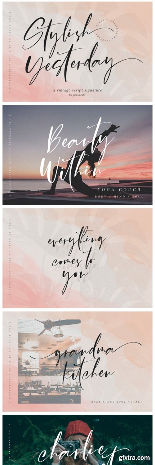 Stylish Yesterday Font