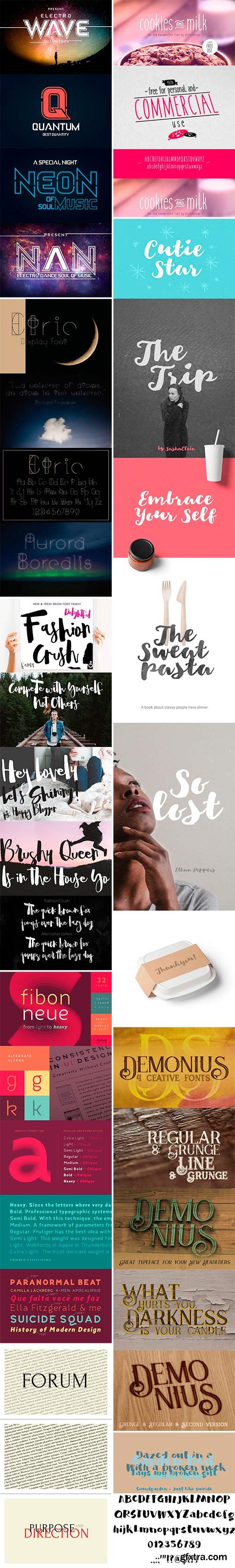 My Mix Fonts Bundle 17