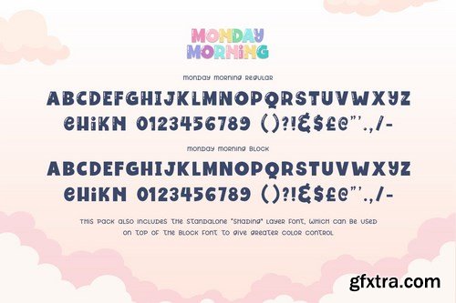 Monday Morning Font Trio