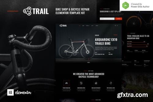 ThemeForest - Trail v1.0.0 - Bike Shop & Bicycle Repair Elementor Template Kit - 32225930