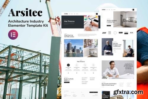 ThemeForest - Arsitec v1.0.0 - Architecture and Interior Elementor Template Kit - 32222865