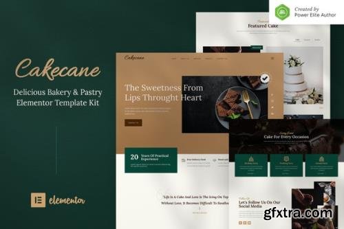 ThemeForest - Cakecane v1.0.0 - Cake & Pastry Elementor Template Kit - 32227470