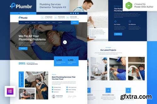 ThemeForest - Plumbr v1.0.0 - Plumbing Services Elementor Template Kit - 32223594