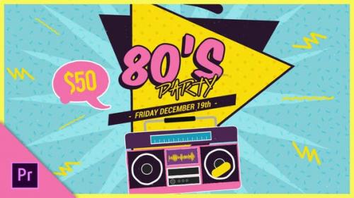 Videohive - New 80s Mogrt Pack